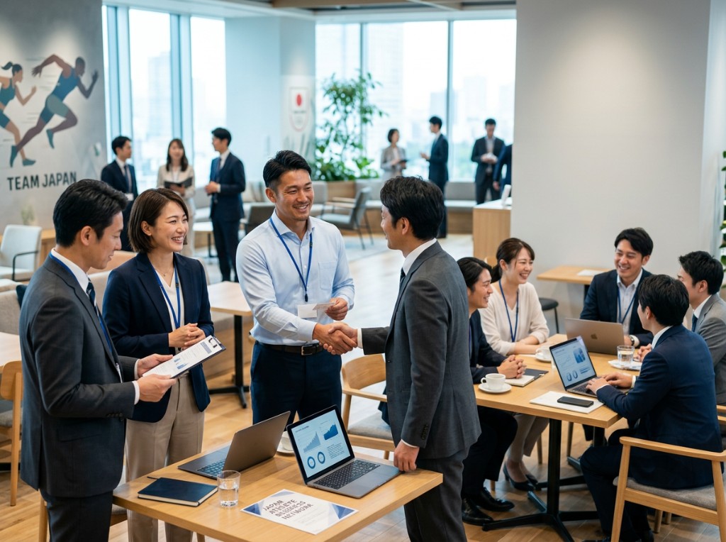 体育会系ビジネスマッチングのイメージ