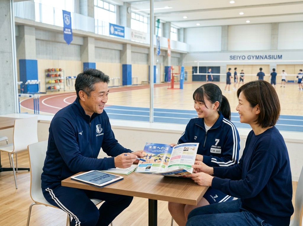 中高スポーツ進学マッチングのイメージ